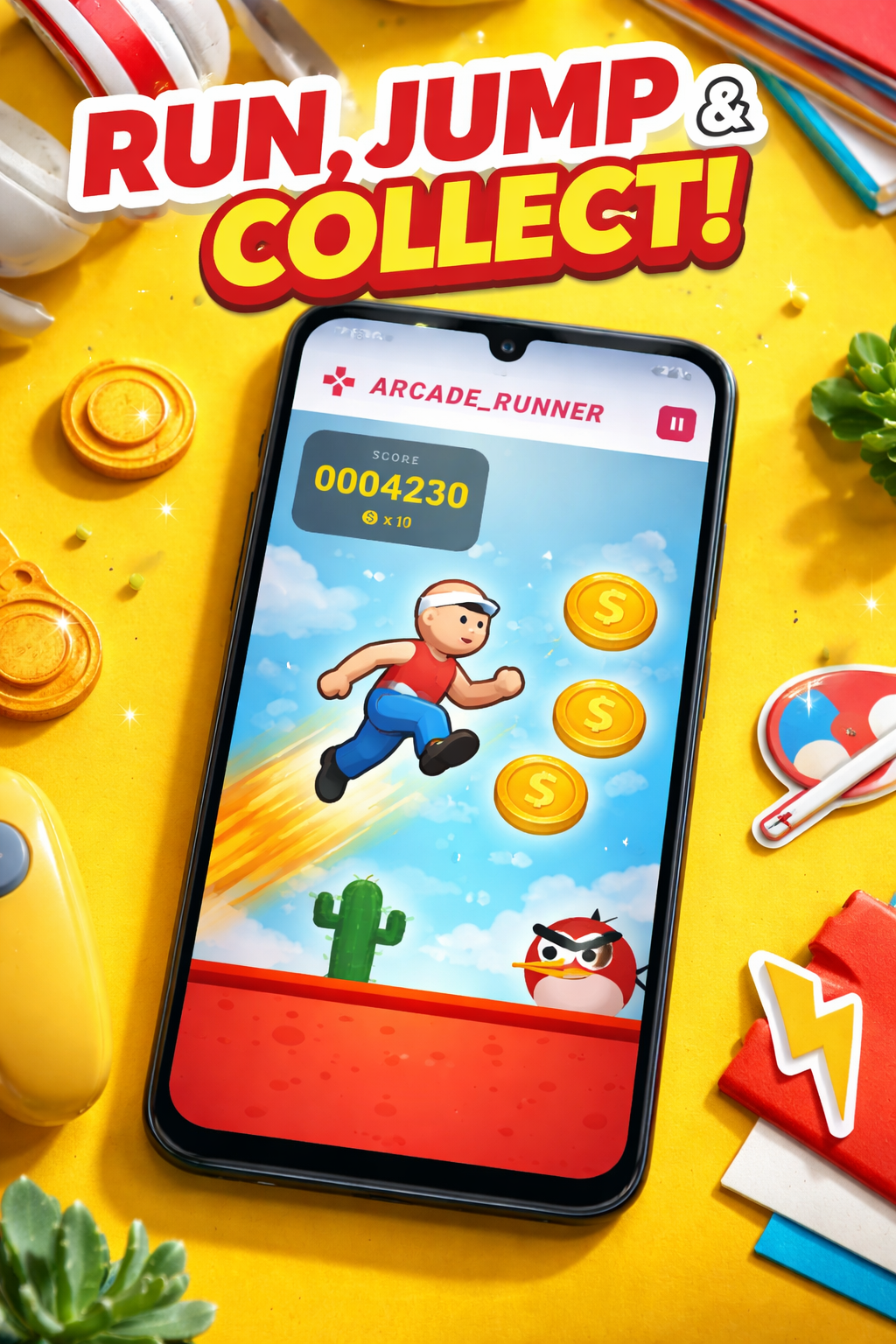 Arcade Runner Gameplay - Endless Running Action