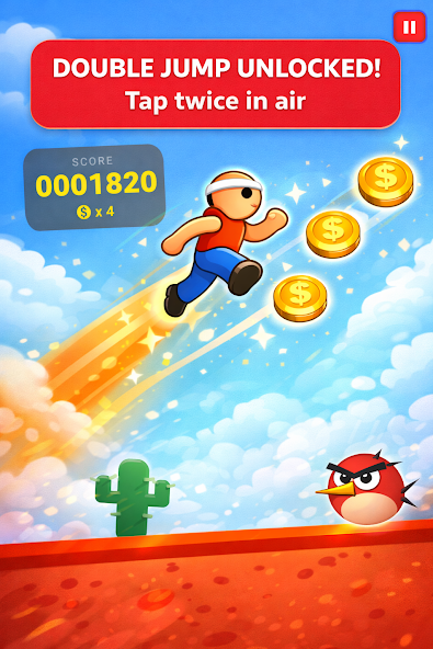 Arcade Runner - Offline Mobile Game Mechanics